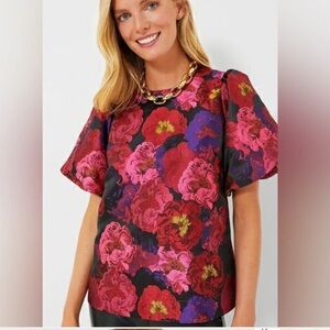 Tuckernuck Dressy Floral Blouse
